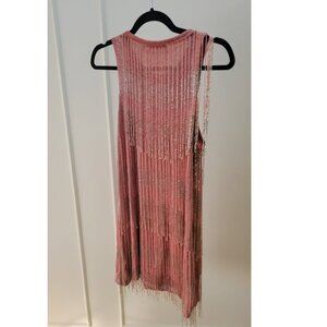 ZARA - red dress with sequin. L